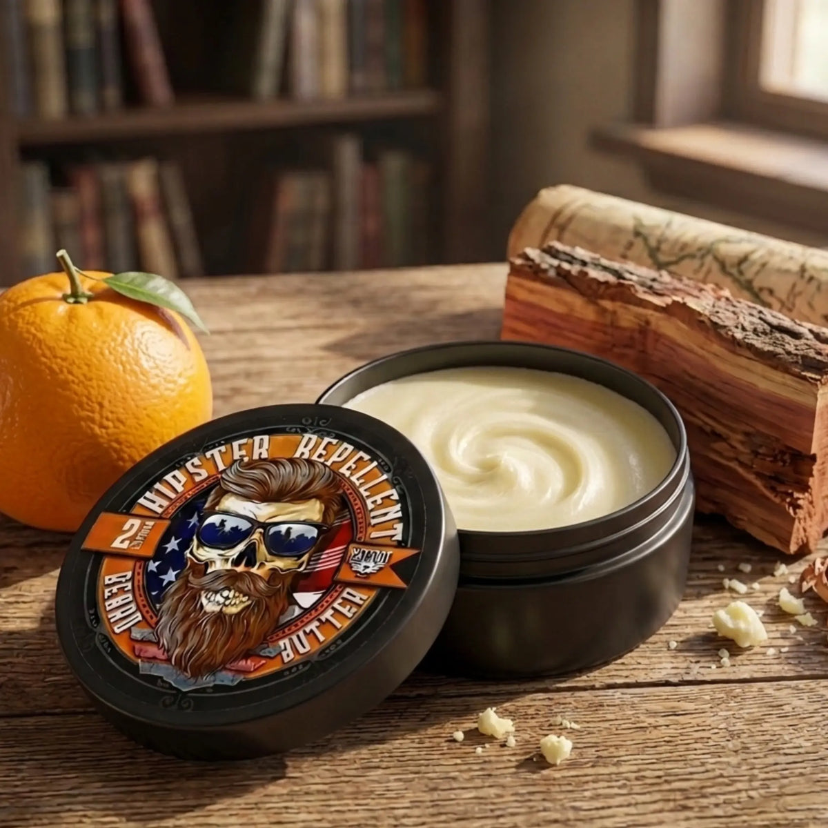 Hipster Repellent 2oz Beard Balm Citrus-Cedar-Sandalwood