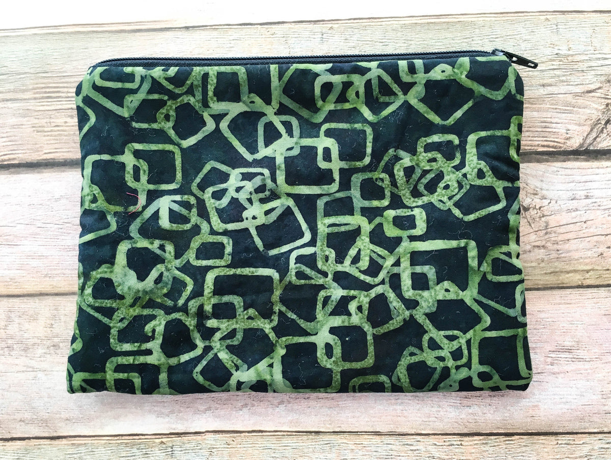 Green Geometric Tarot Card Bag