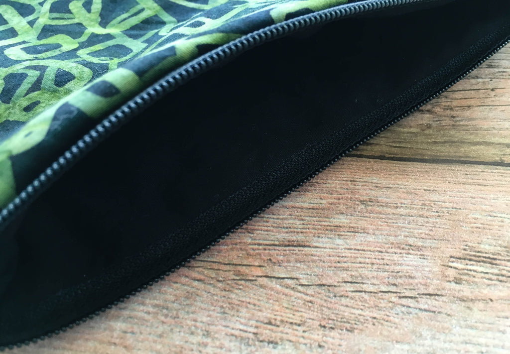 Green Geometric Tarot Card Bag