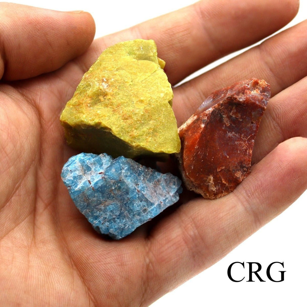Rough Gemstone Mix from Madagascar Bulk Wholesale Lot (1 to 1.5 inch)