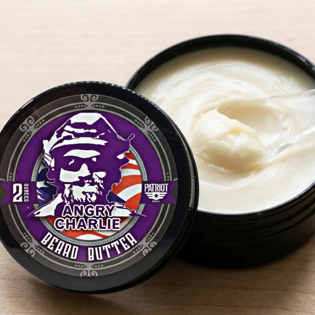 Angry Charlie Beard Butter 2OZ Vanilla Cedarwood Cologne