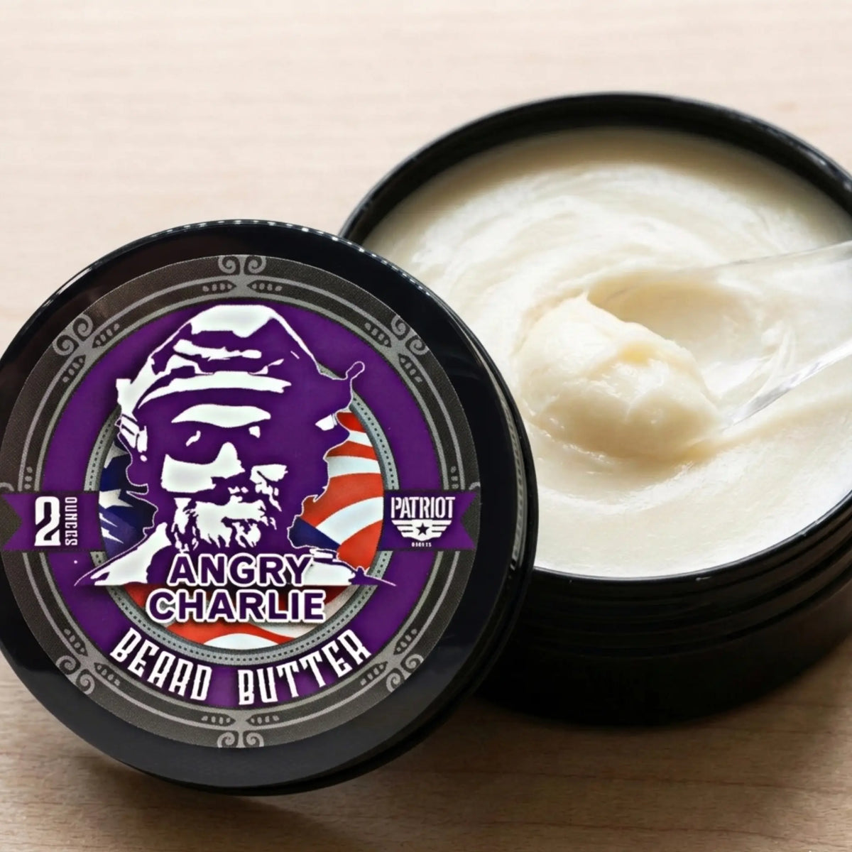 Angry Charlie Beard Butter 2OZ Vanilla Cedarwood Cologne