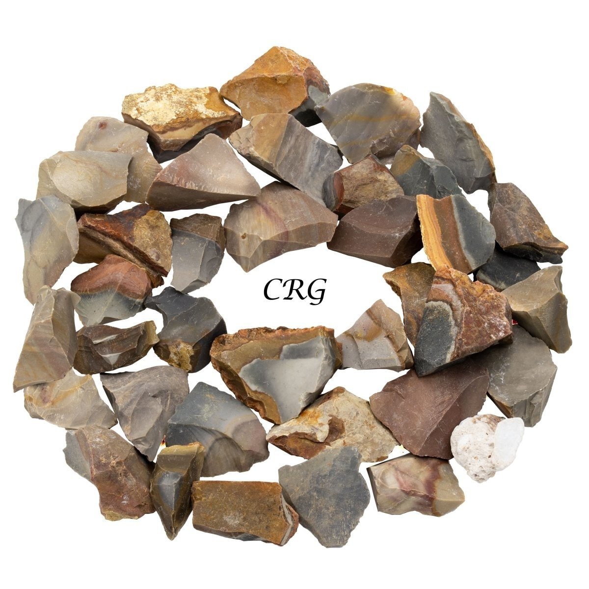 Polychrome Desert Jasper Rough (Size 1 to 2 Inches) Wholesale Raw Crystals Minerals Gemstones