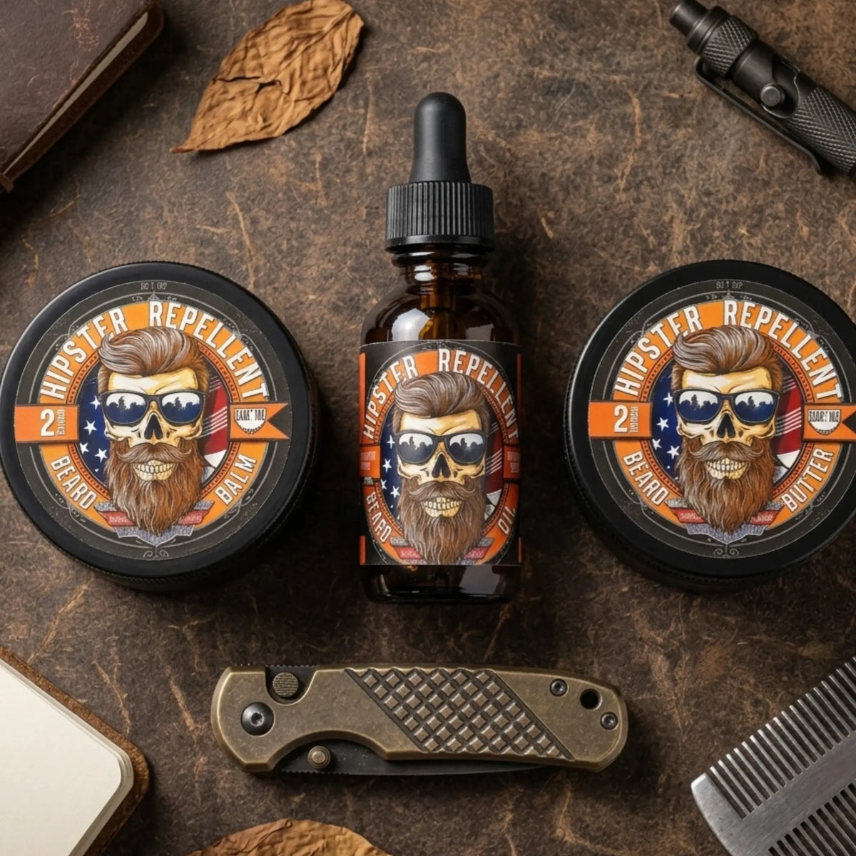 Hipster Repellent  1oz Natural Beard Oil Citrus and Cedar