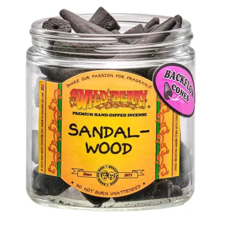 Sandalwood Wild Berry Backflow Cones