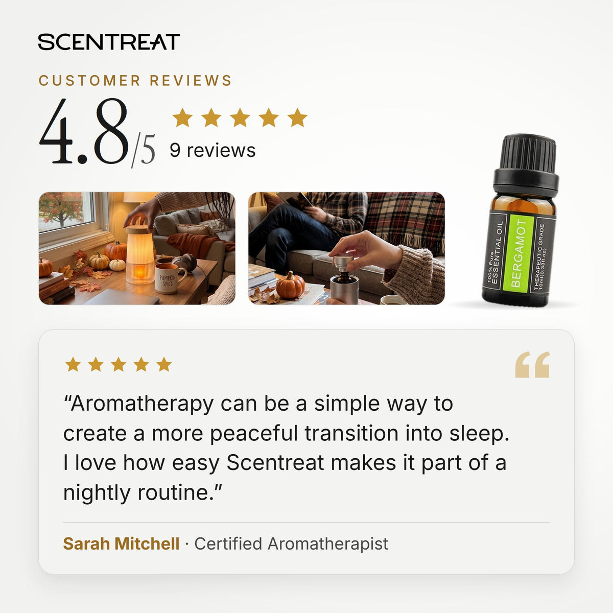 100% Pure Bergamot Essential Oil