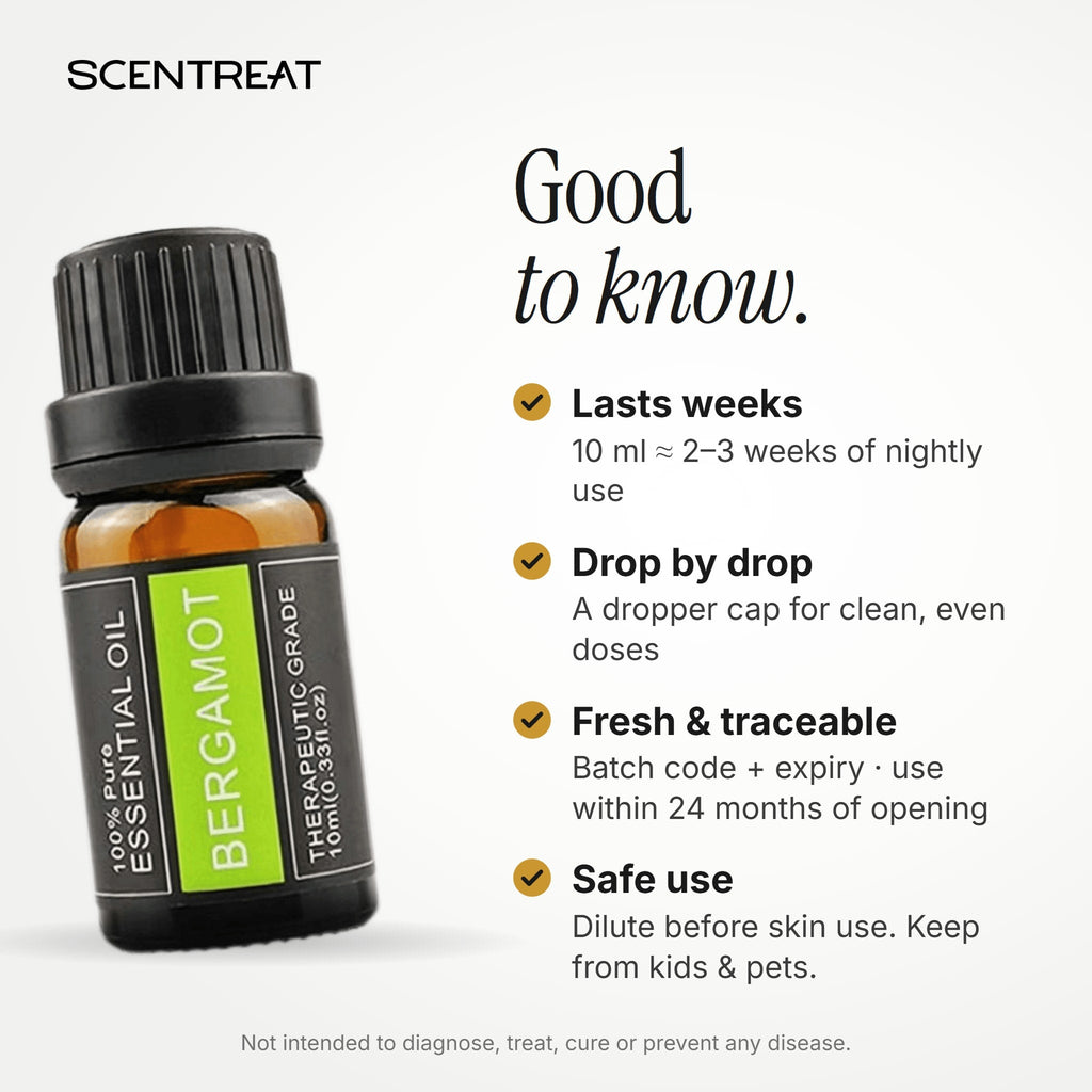 100% Pure Bergamot Essential Oil