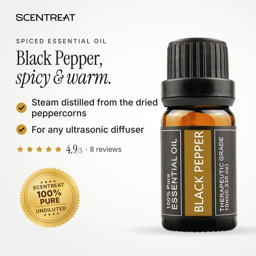 100% Pure Black Pepper Essential Oil