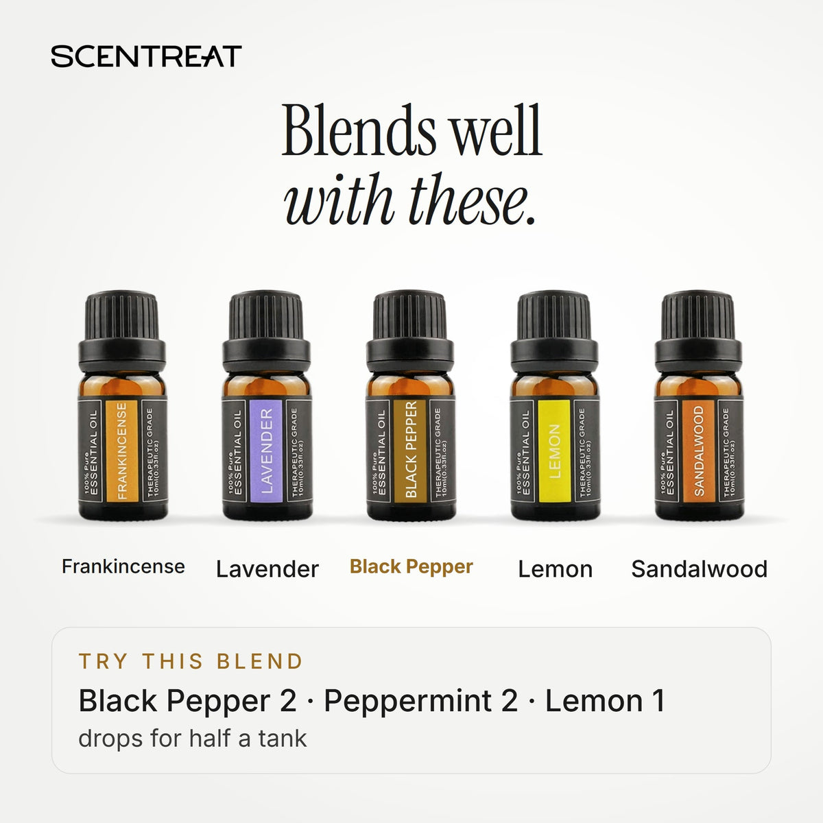 100% Pure Black Pepper Essential Oil