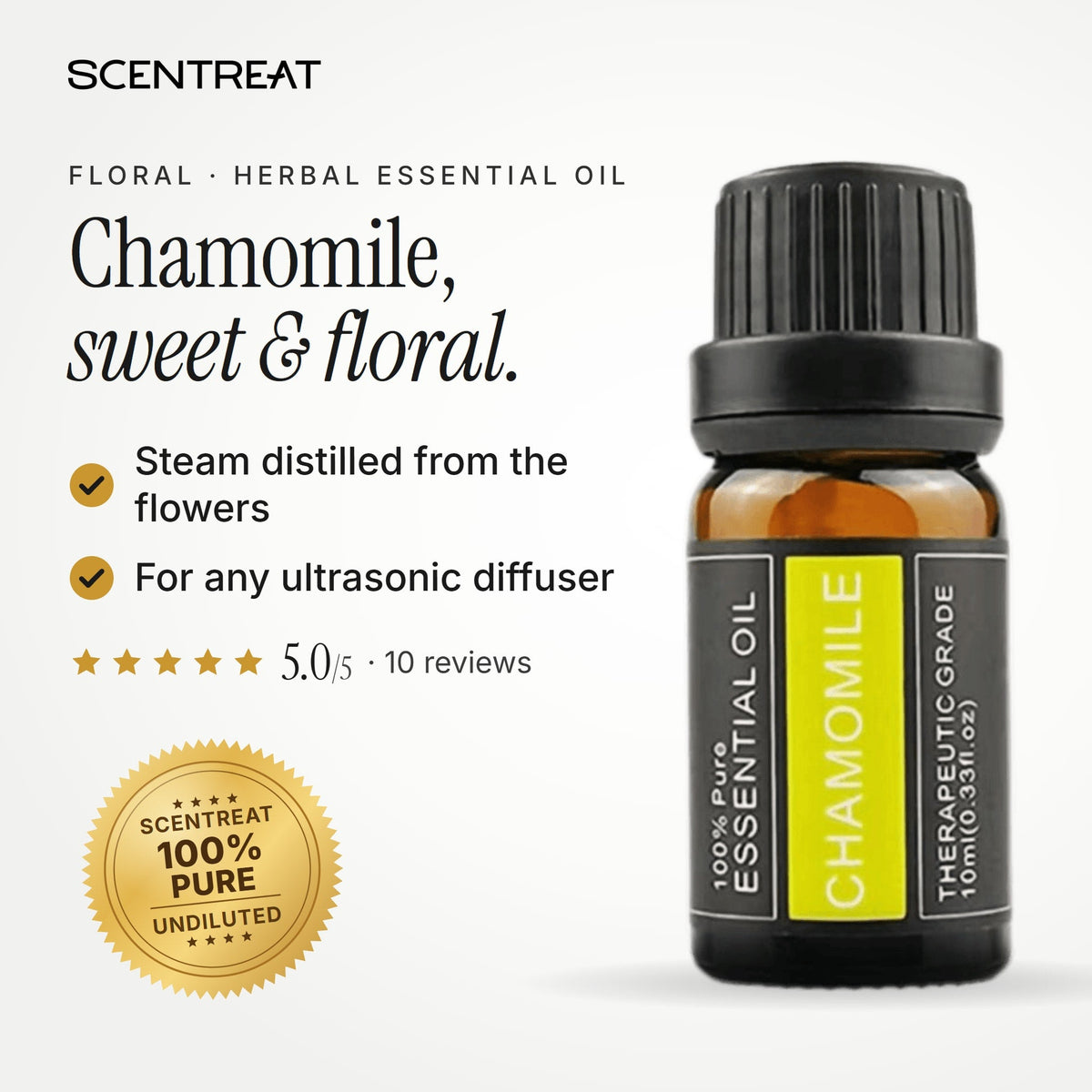 100% Pure Chamomile Essential Oil