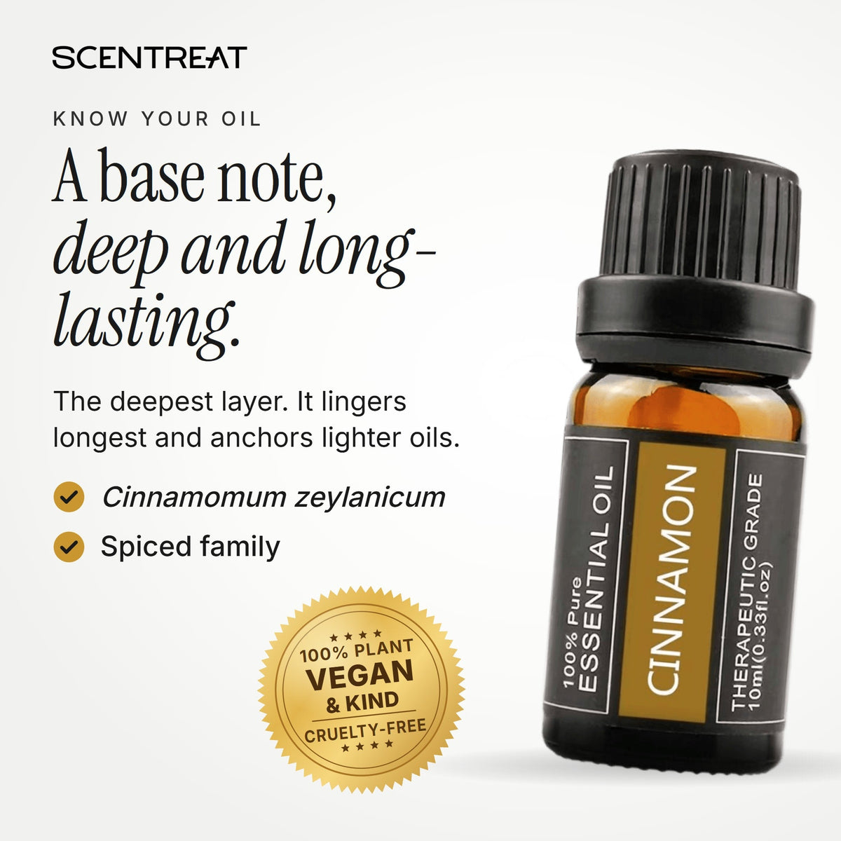 100% Pure Cinnamon Essential Oil