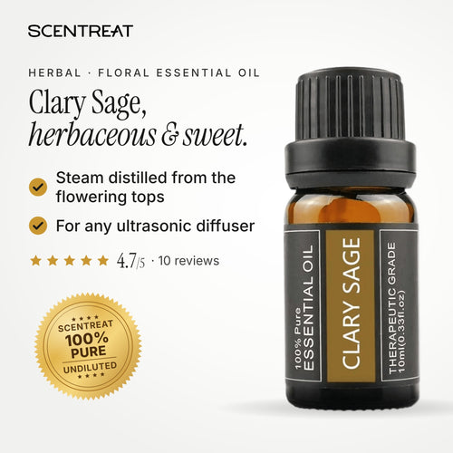 100% Pure Clary Sage Essential Oil