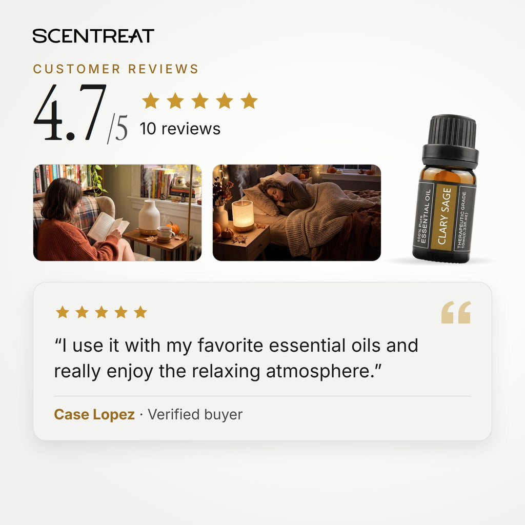 100% Pure Clary Sage Essential Oil