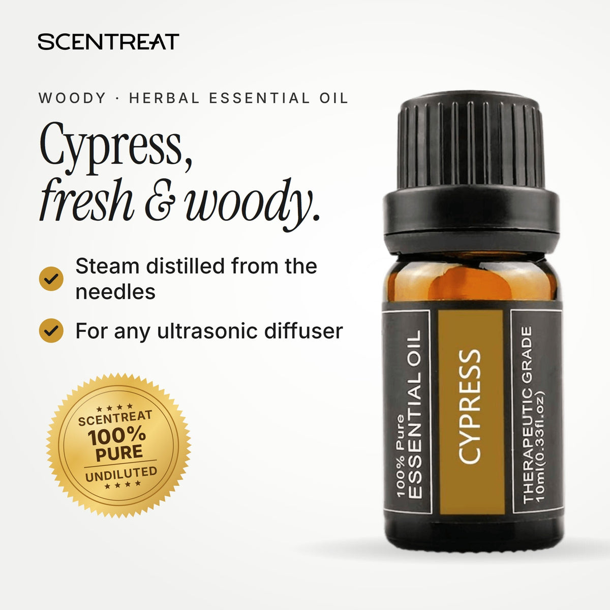 100% Pure Cypress Essential Oil