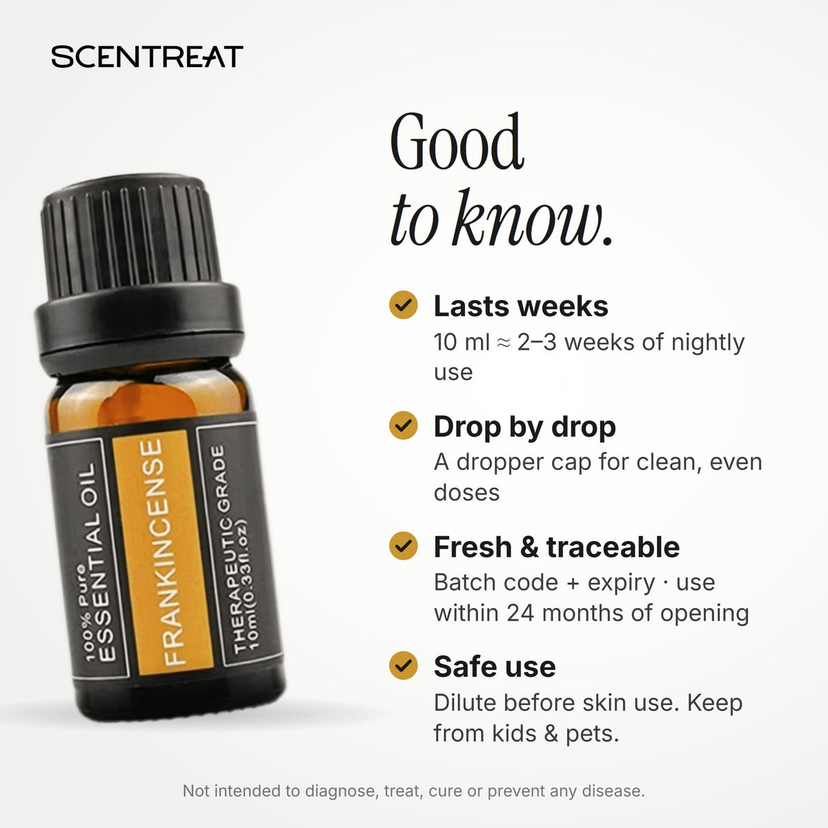 100% Pure Frankincense Essential Oil