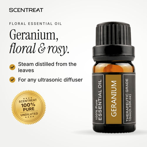 100% Pure Geranium Essential Oil