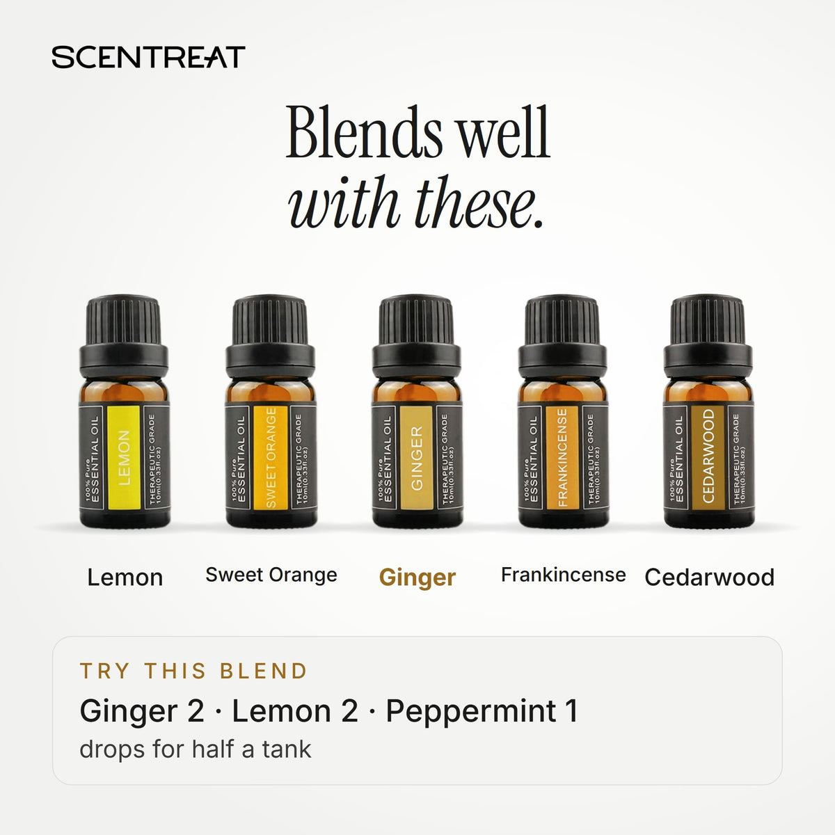 100% Pure Ginger Essential Oil