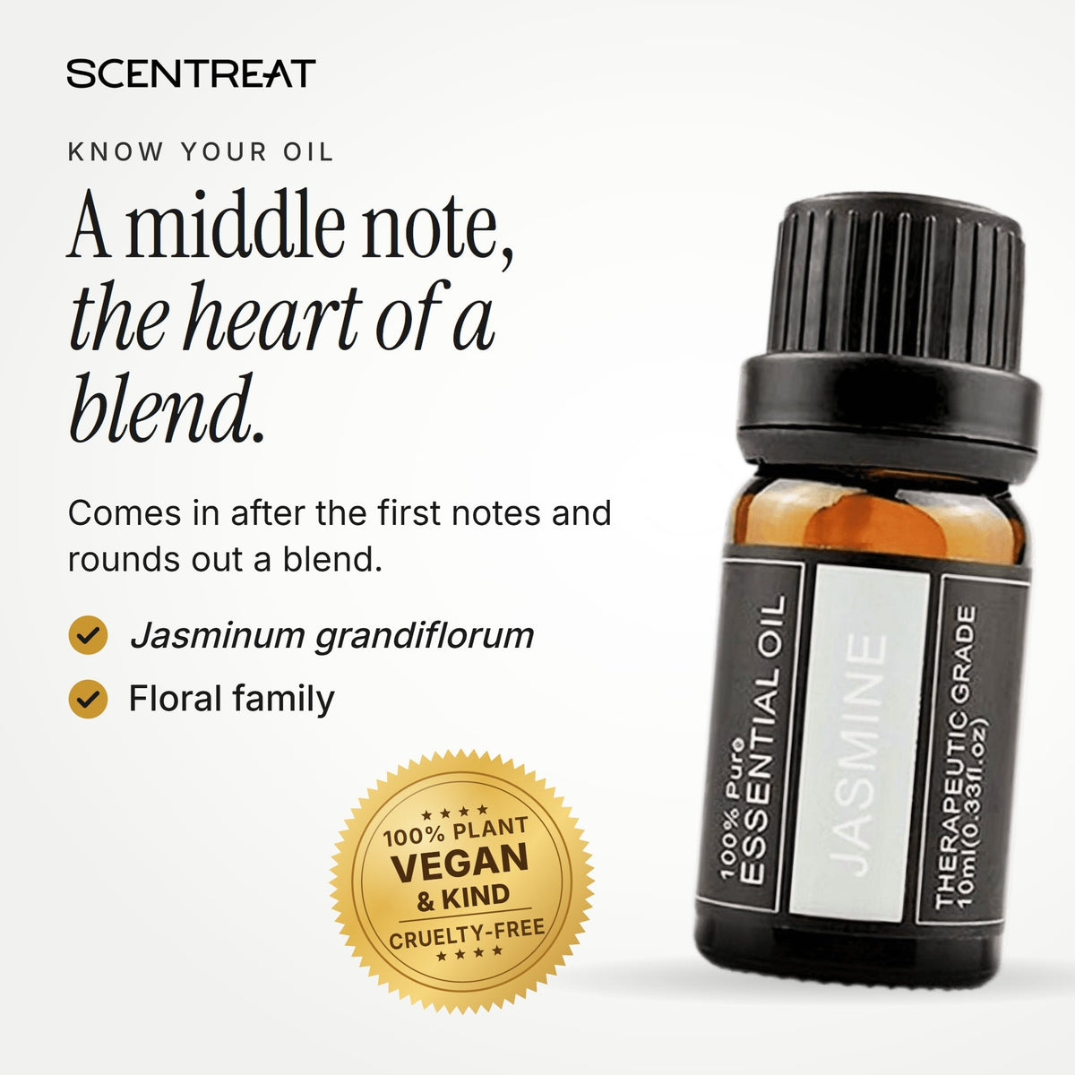 100% Pure Jasmine Essential Oil