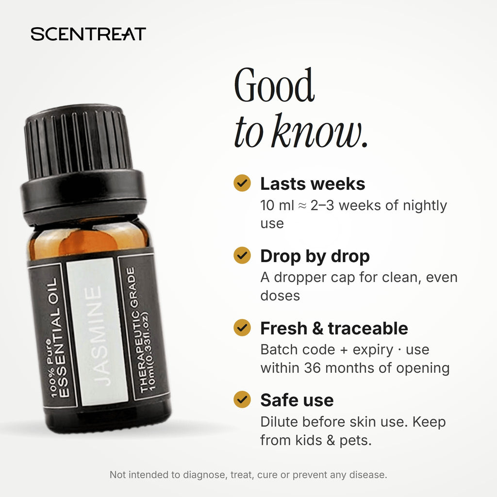 100% Pure Jasmine Essential Oil