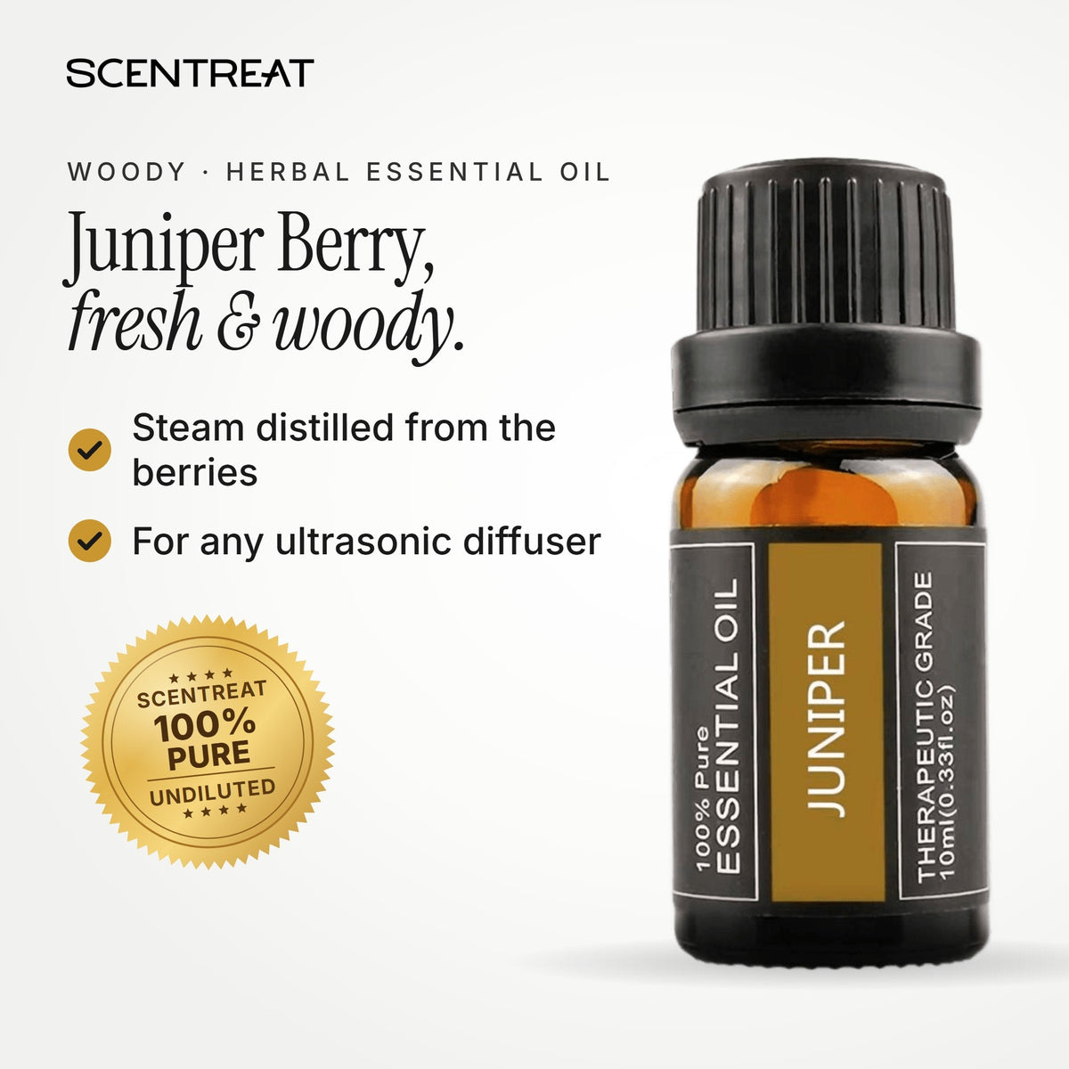 100% Pure Juniper Berry Essential Oil