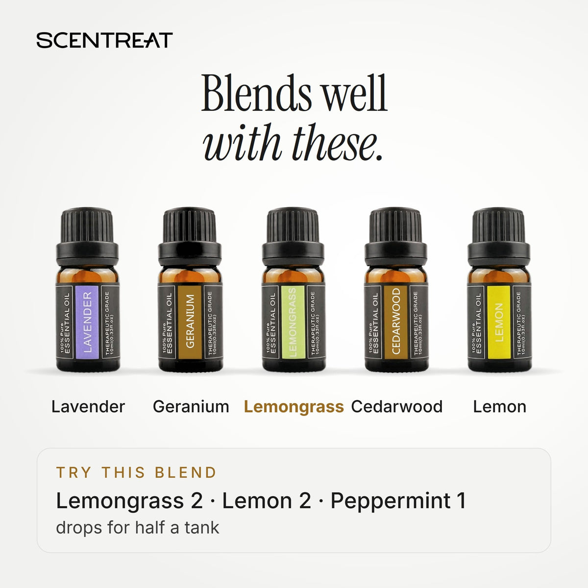 100% Pure Lemongrass Essential Oil
