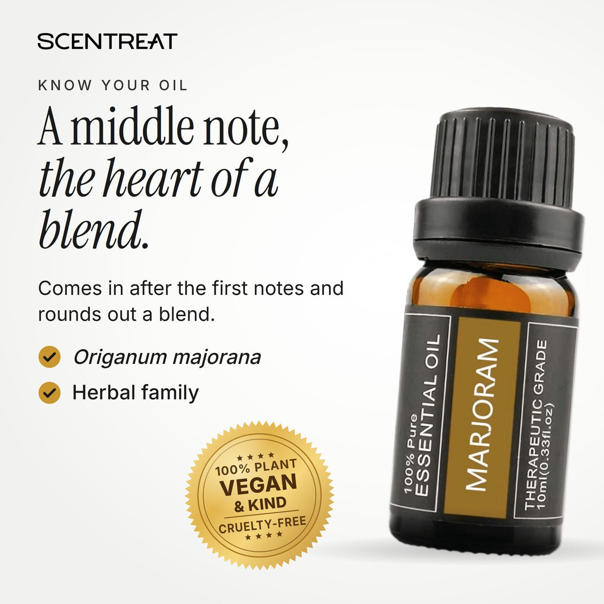 100% Pure Marjoram Essential Oil
