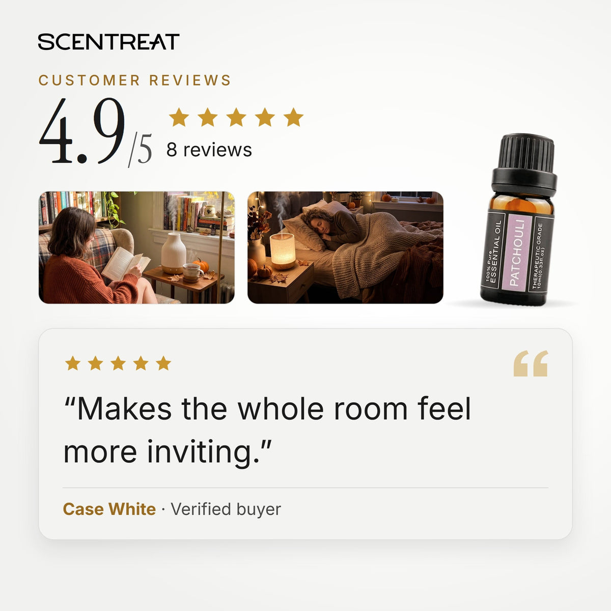 100% Pure Patchouli Essential Oil