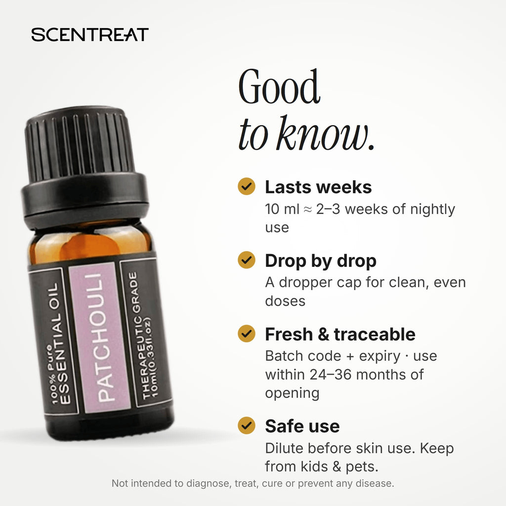 100% Pure Patchouli Essential Oil