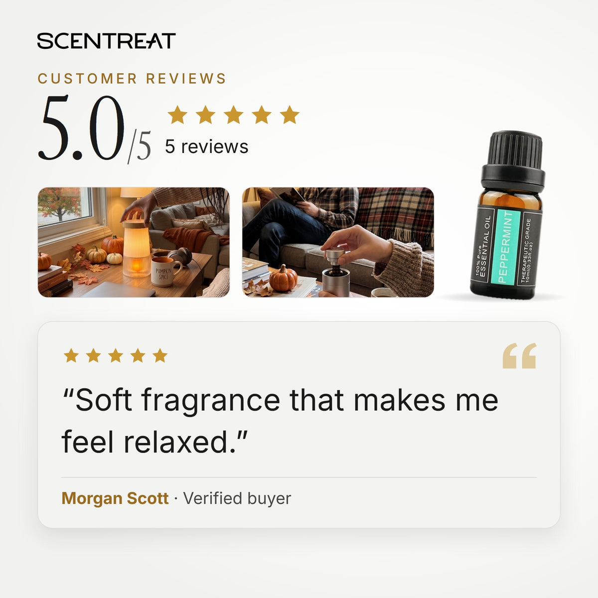 100% Pure Peppermint Essential Oil