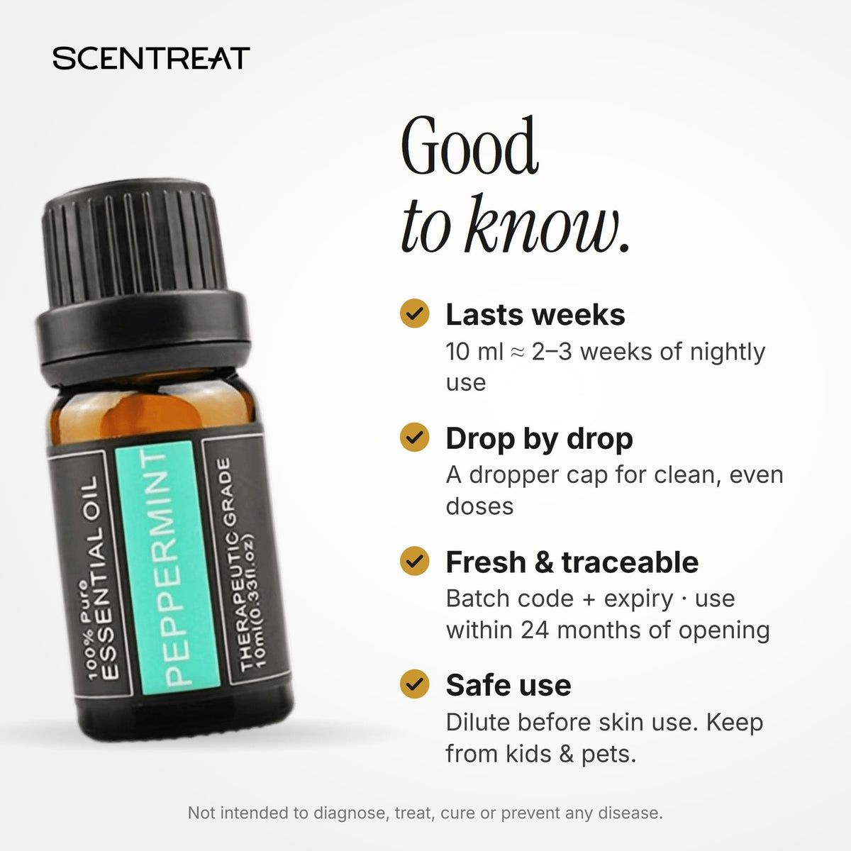 100% Pure Peppermint Essential Oil