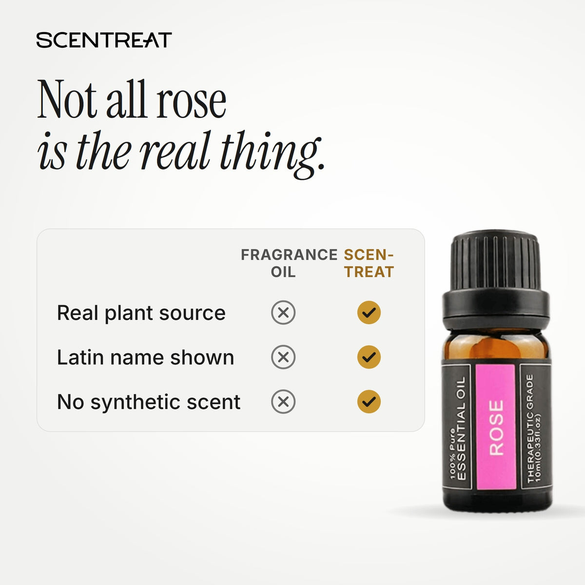 100% Pure Rose Essential Oil