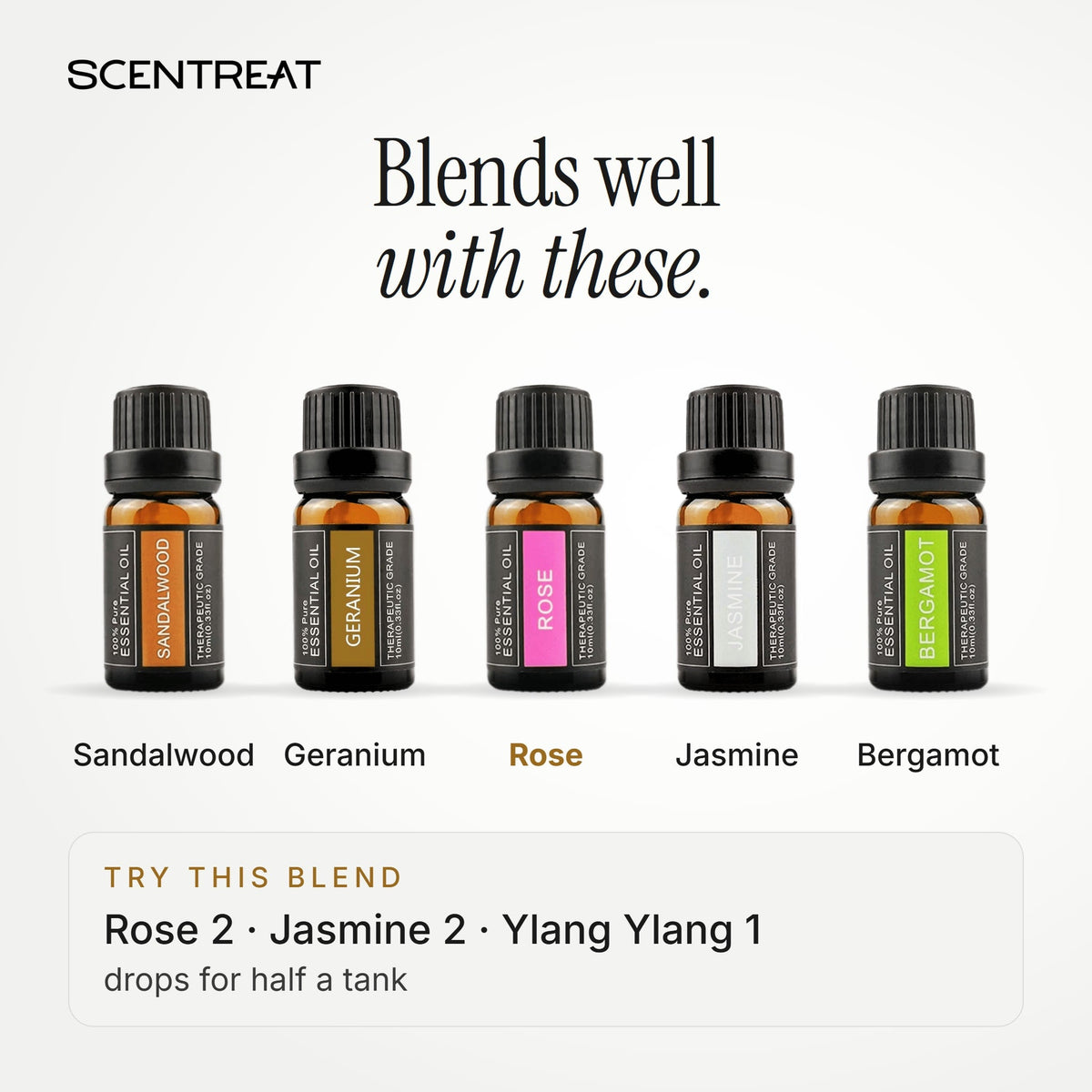100% Pure Rose Essential Oil