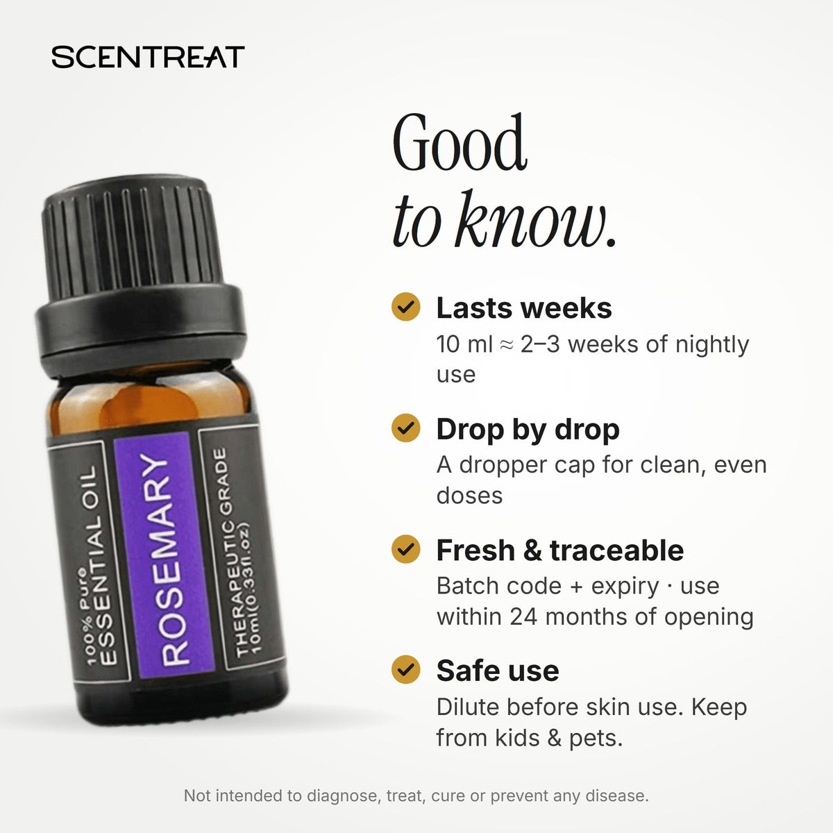 100% Pure Rosemary Essential Oil