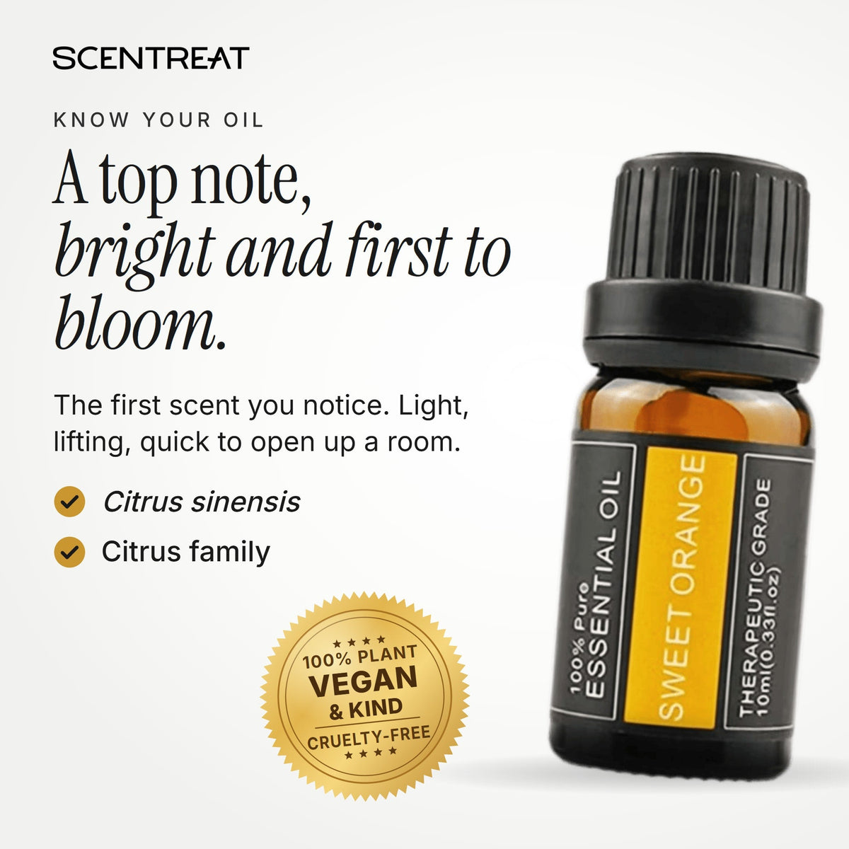 100% Pure Sweet Orange Essential Oil