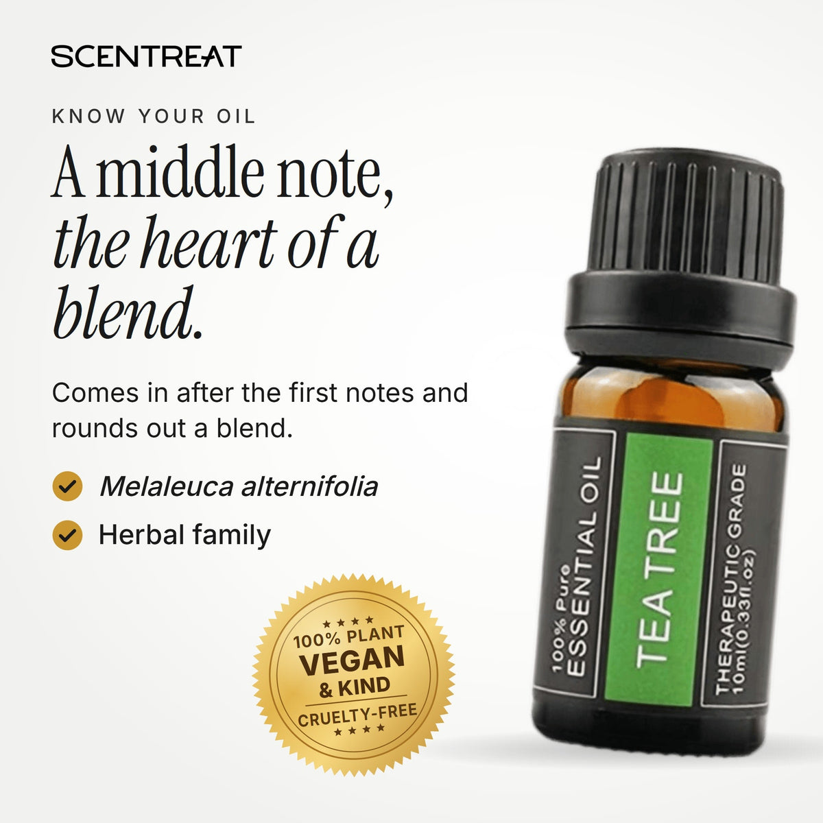 100% Pure Tea Tree Essential Oil