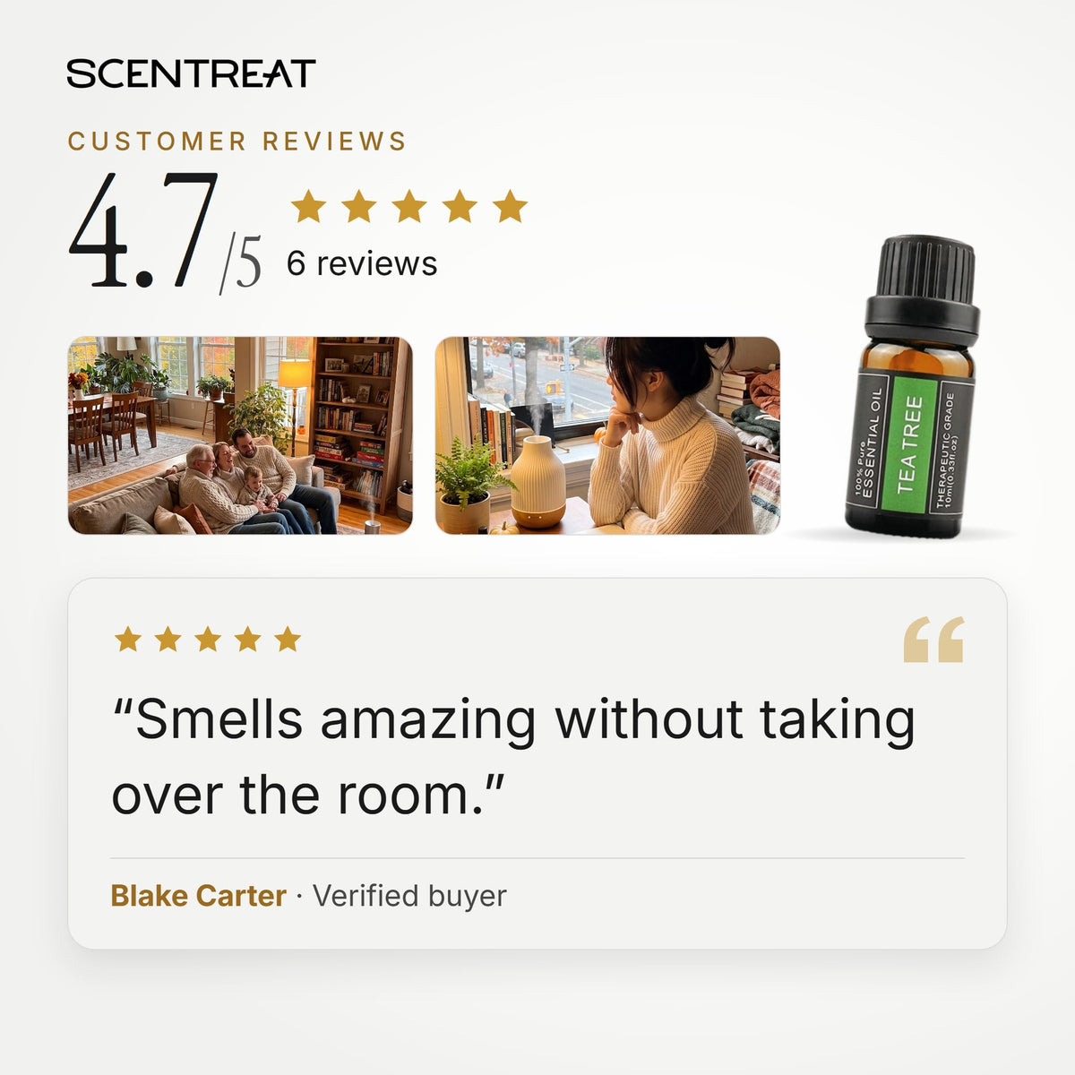 100% Pure Tea Tree Essential Oil