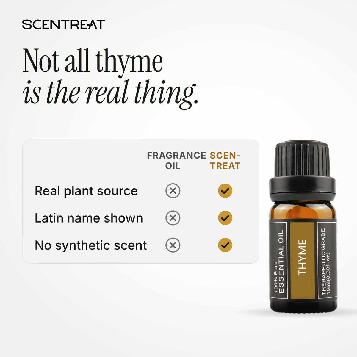 100% Pure Thyme Essential Oil