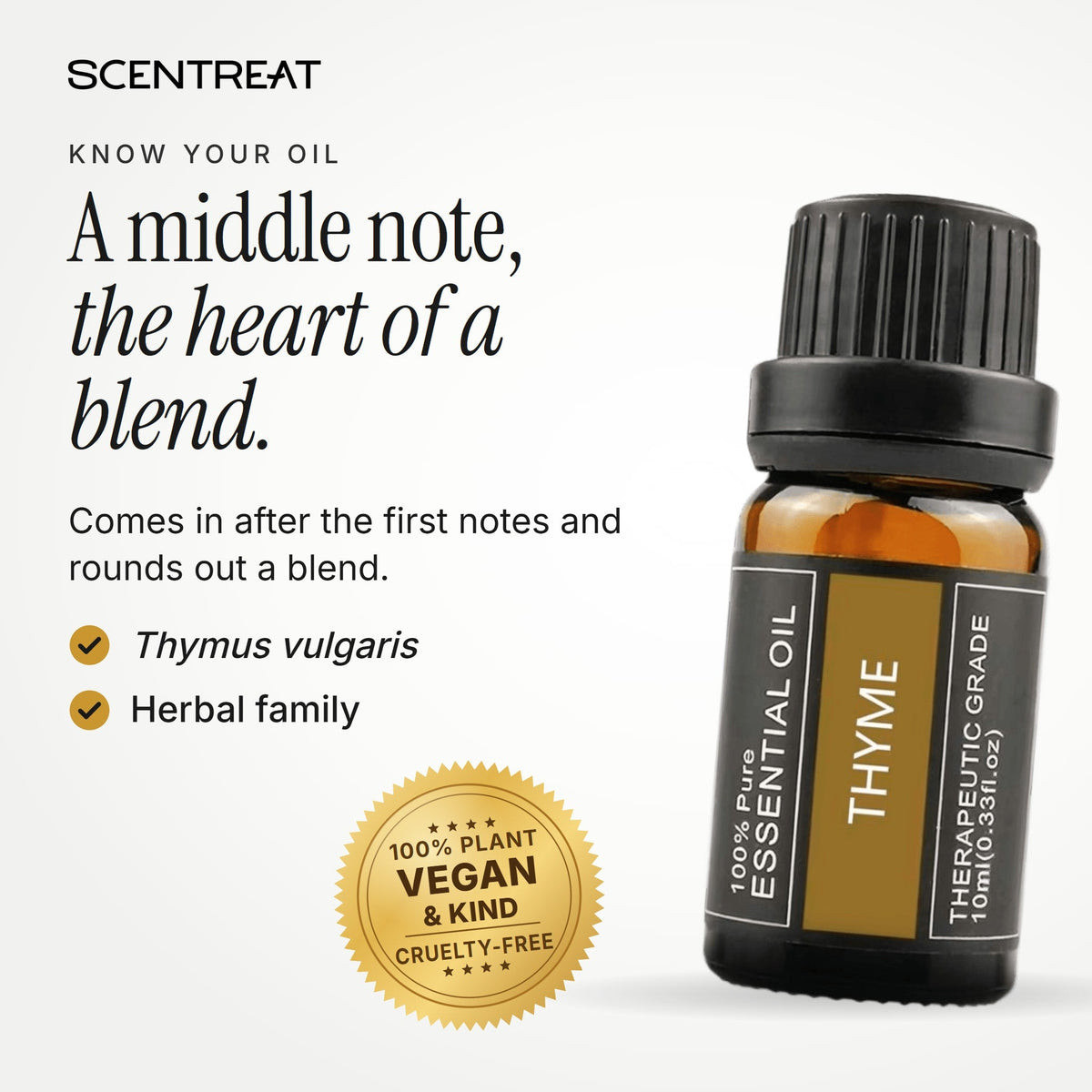 100% Pure Thyme Essential Oil