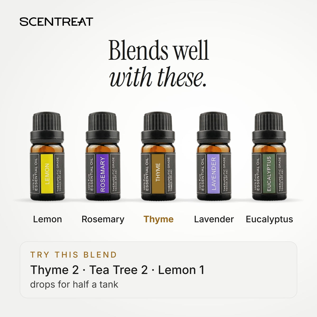 100% Pure Thyme Essential Oil
