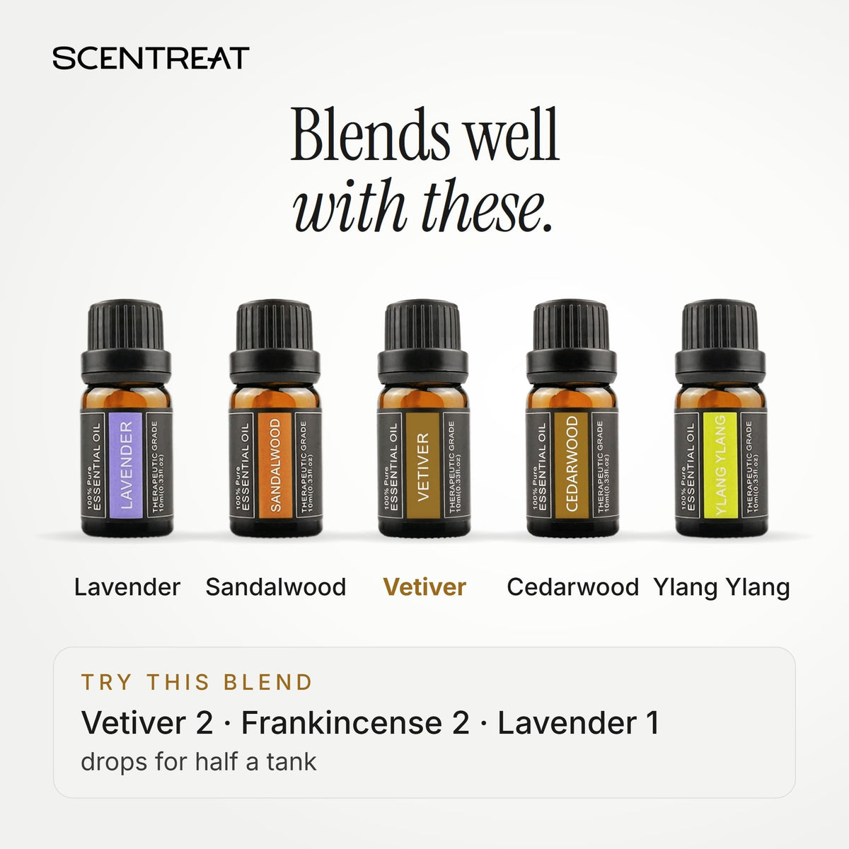 100% Pure Vetiver Essential Oil