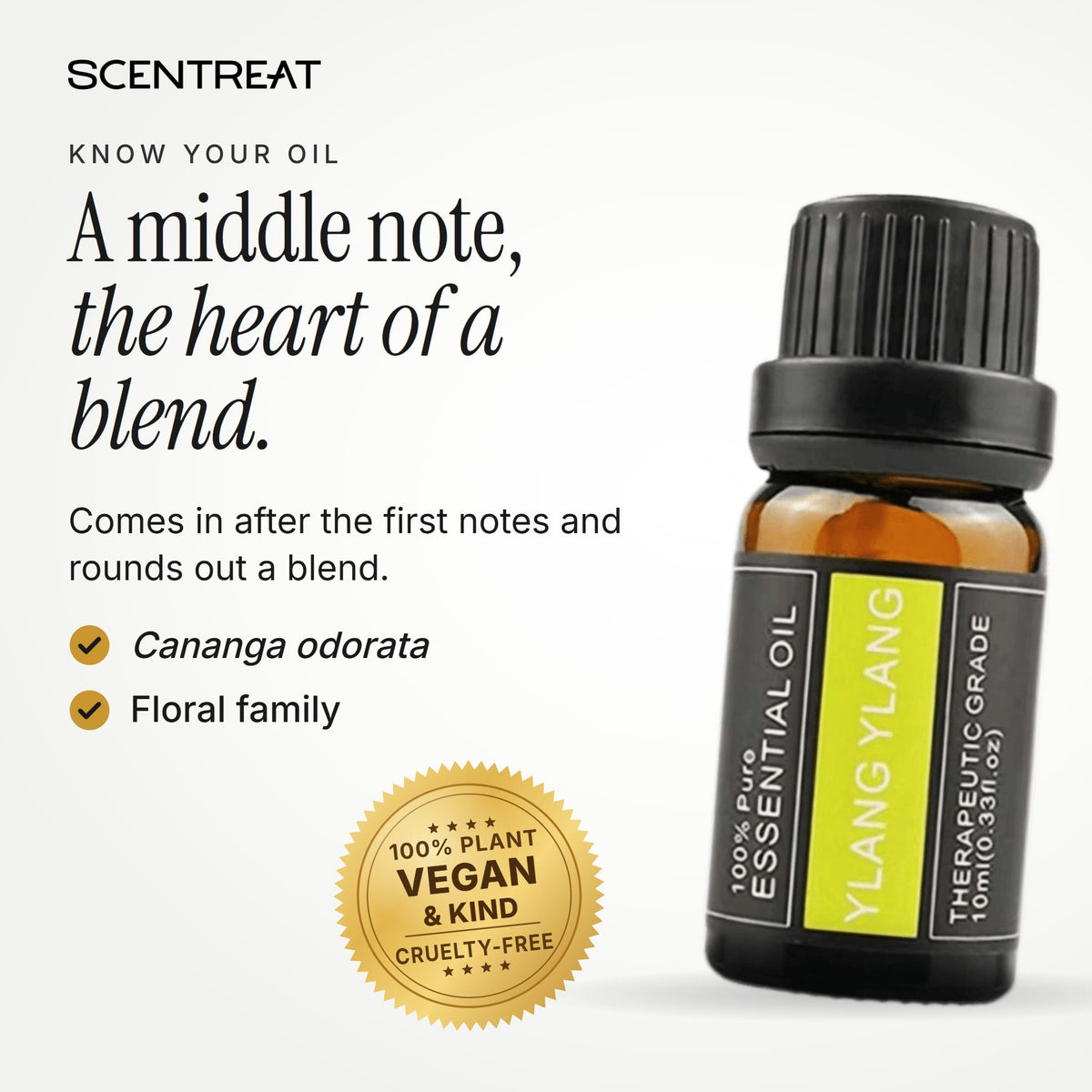 100% Pure Ylang Ylang Essential Oil