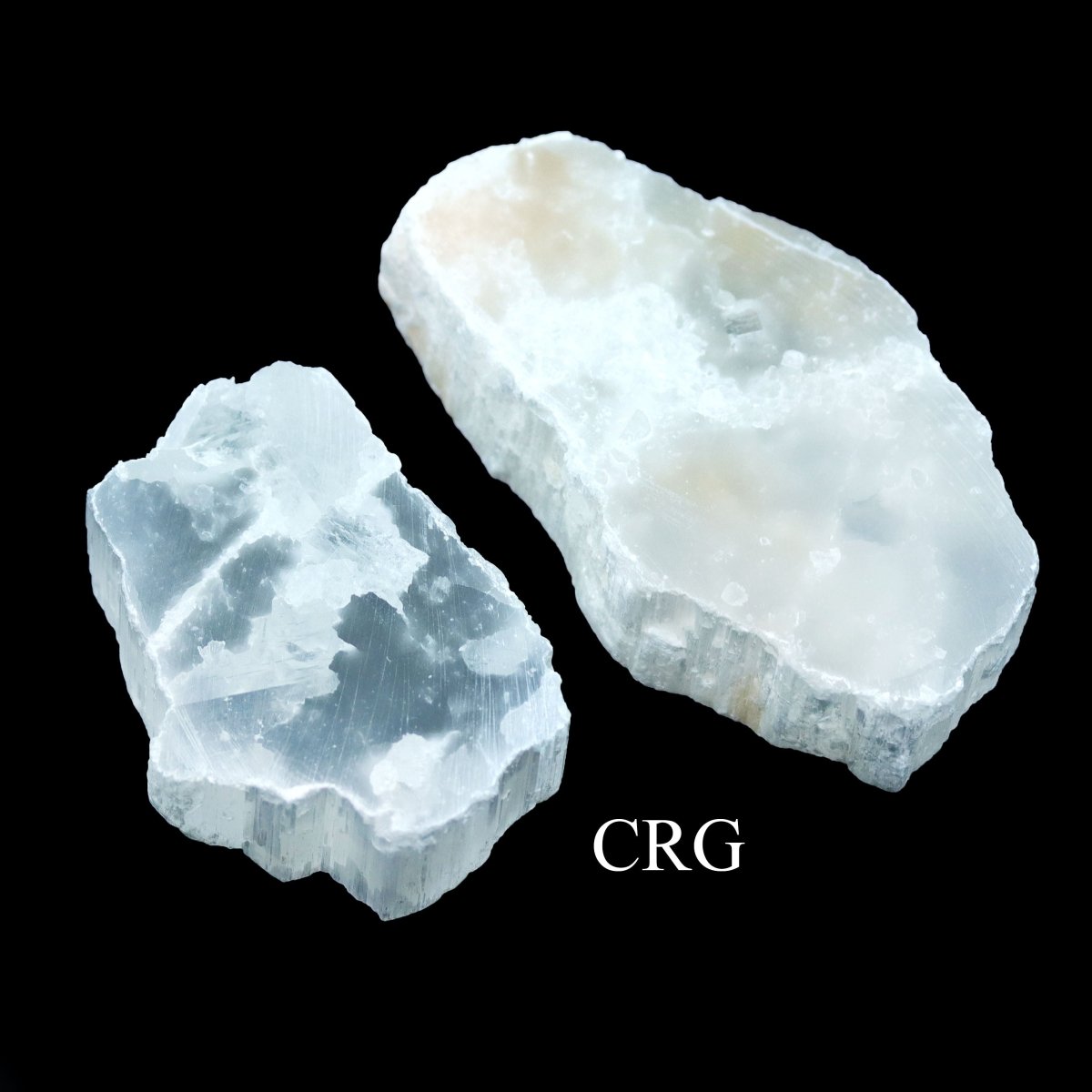 TV Rock Selenite Slab Large 3 to 4.5 Inches (1 Piece)