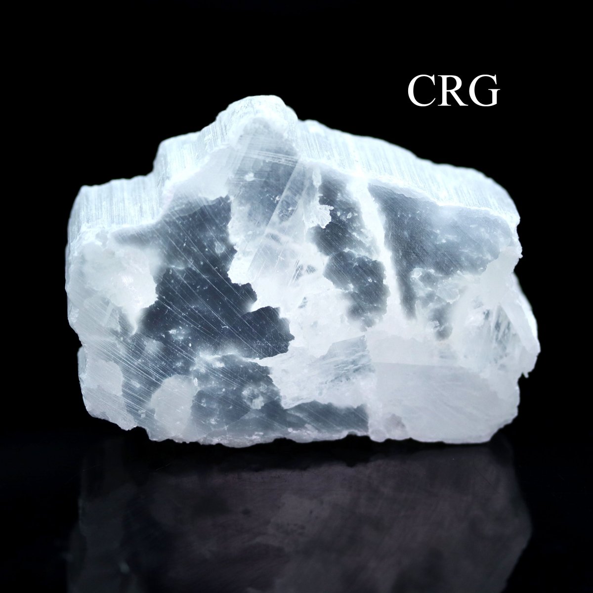 TV Rock Selenite Slab Large 3 to 4.5 Inches (1 Piece)